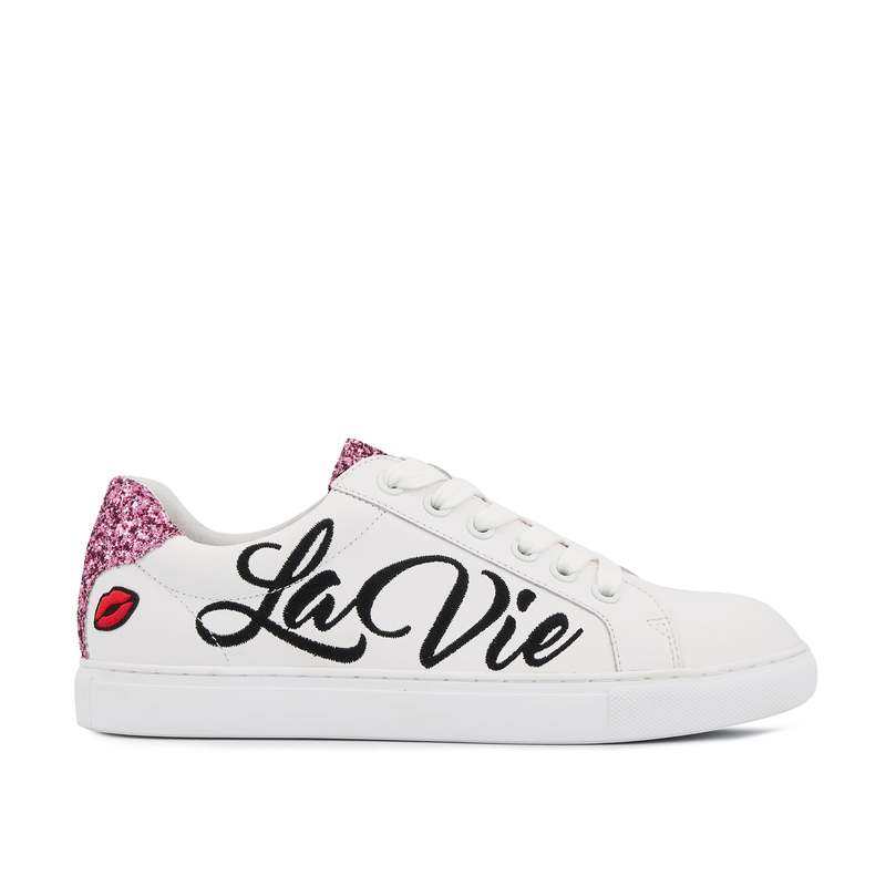 Baskets en cuir Simone la vie en rose