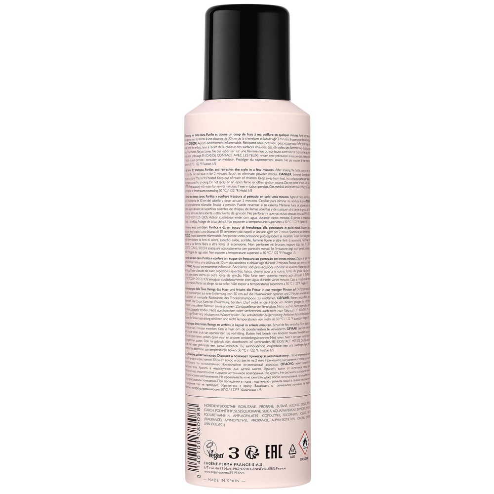 Eugène Perma 1919 Blondinette Shampooing sec adapté aux cheveux blonds à châtain clair