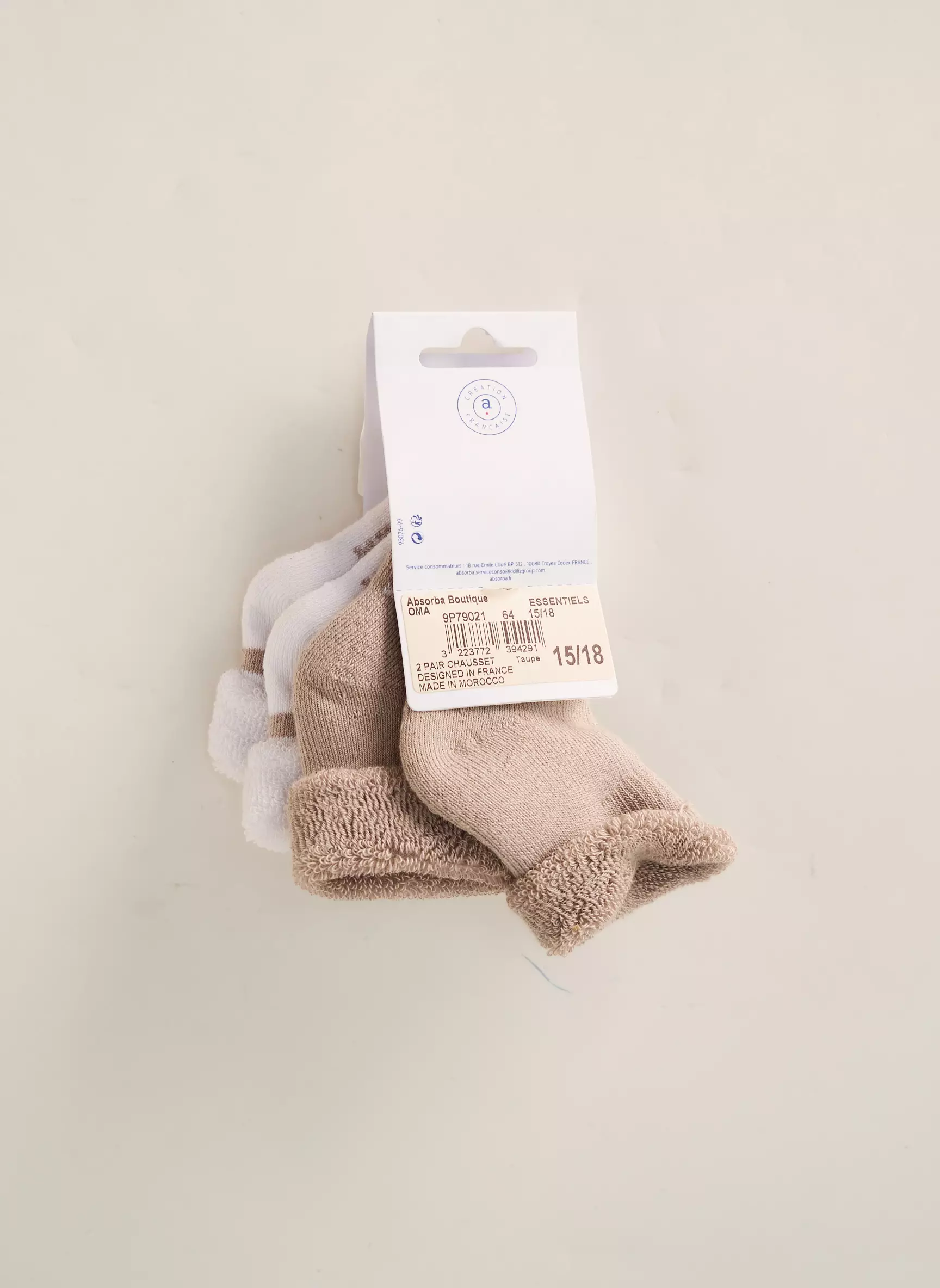 Absorba Chaussette Enfant couleur beige