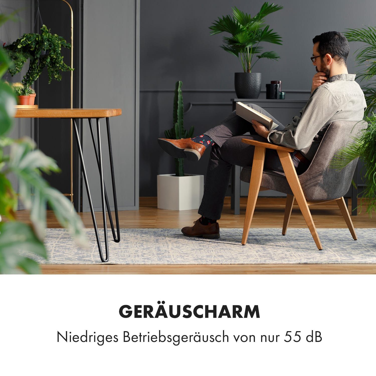 Klarstein Klimagerät Grandbreeze Eco 12K, Klimagerät mobil Air Conditioner Kühlgerät Luftkühler