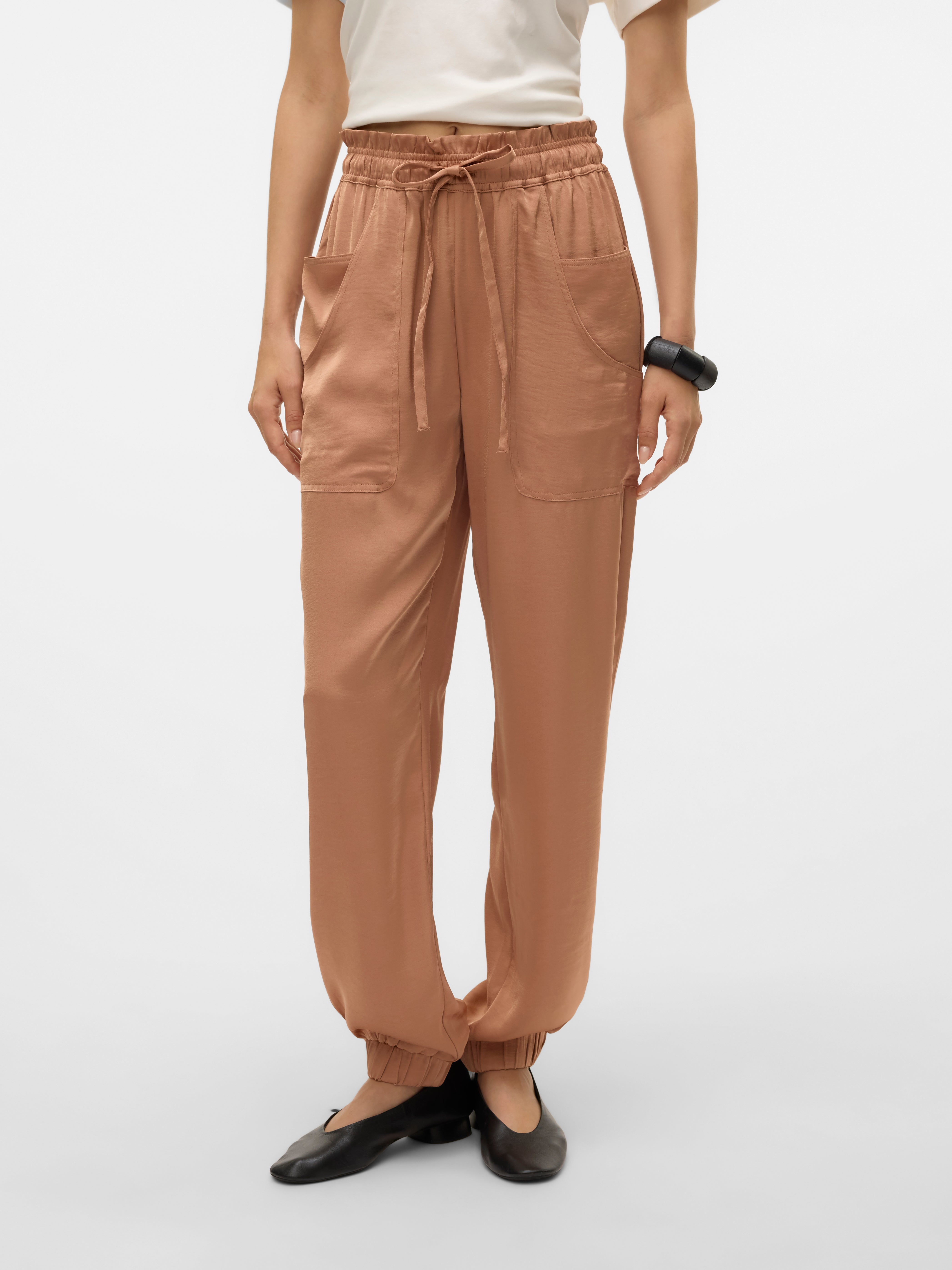 VMMARYS Hohe Taille Hose