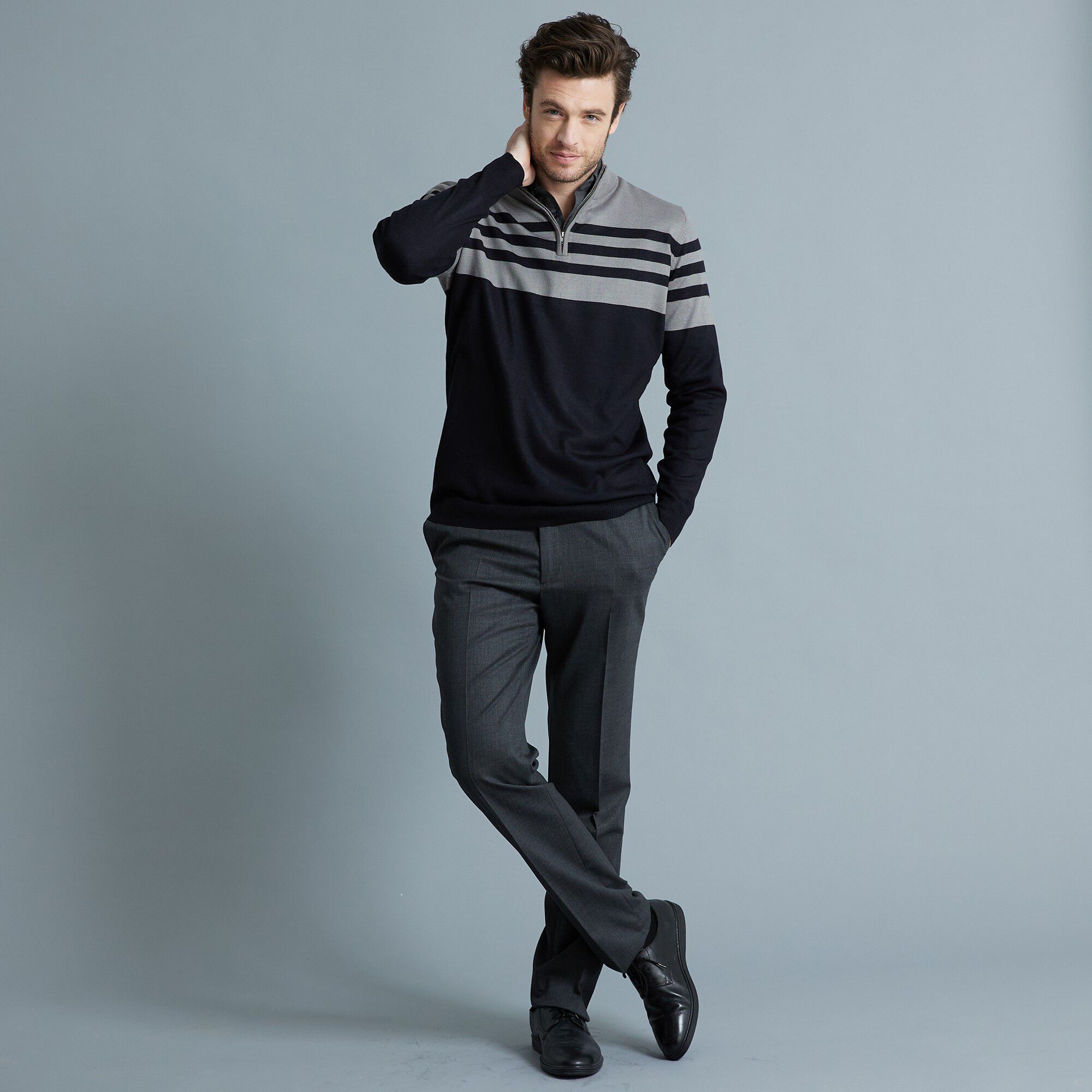 Pantalon taille réglable sans pince
