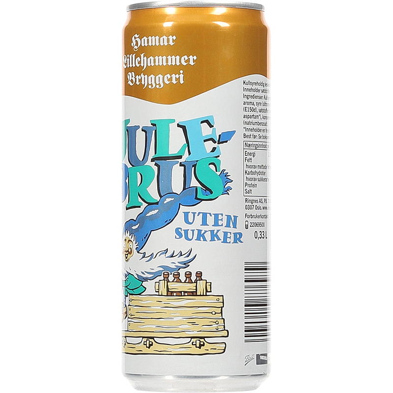 Ringnes Julebrus boks 0,33 l Lett Hamar