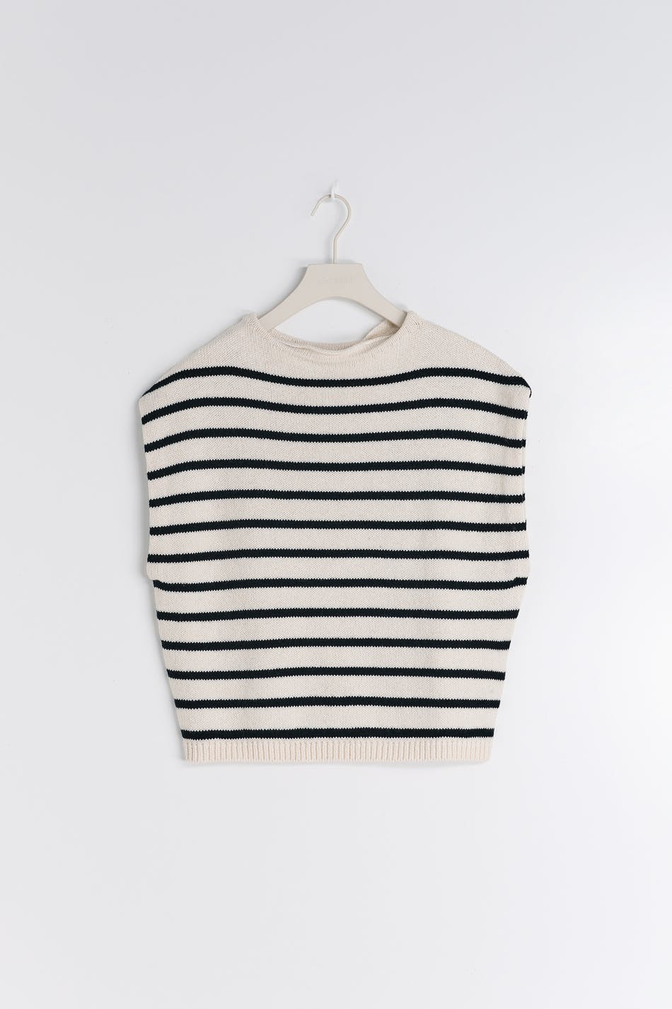 Funnel neck knit top
