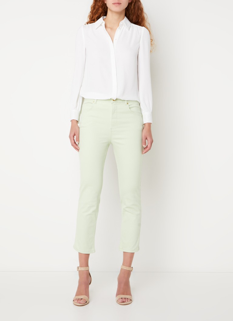 Phase Eight  Lindsey mid waist slim fit cropped jeans met gekleurde wassing