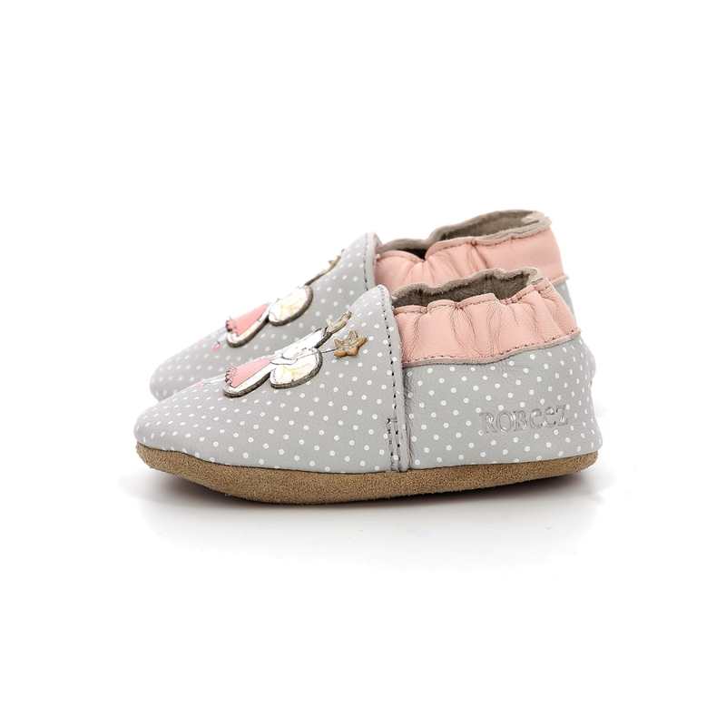 Chaussons cuir tannage vegetal Fancy Girl
