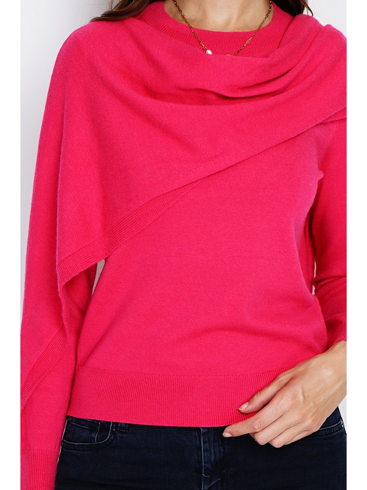 William de Faye Pullover in Pink günstig kaufen