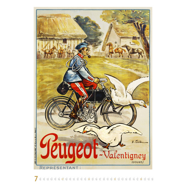 HISTORISCHE FAHRRADPLAKATE 2024 - Kalender