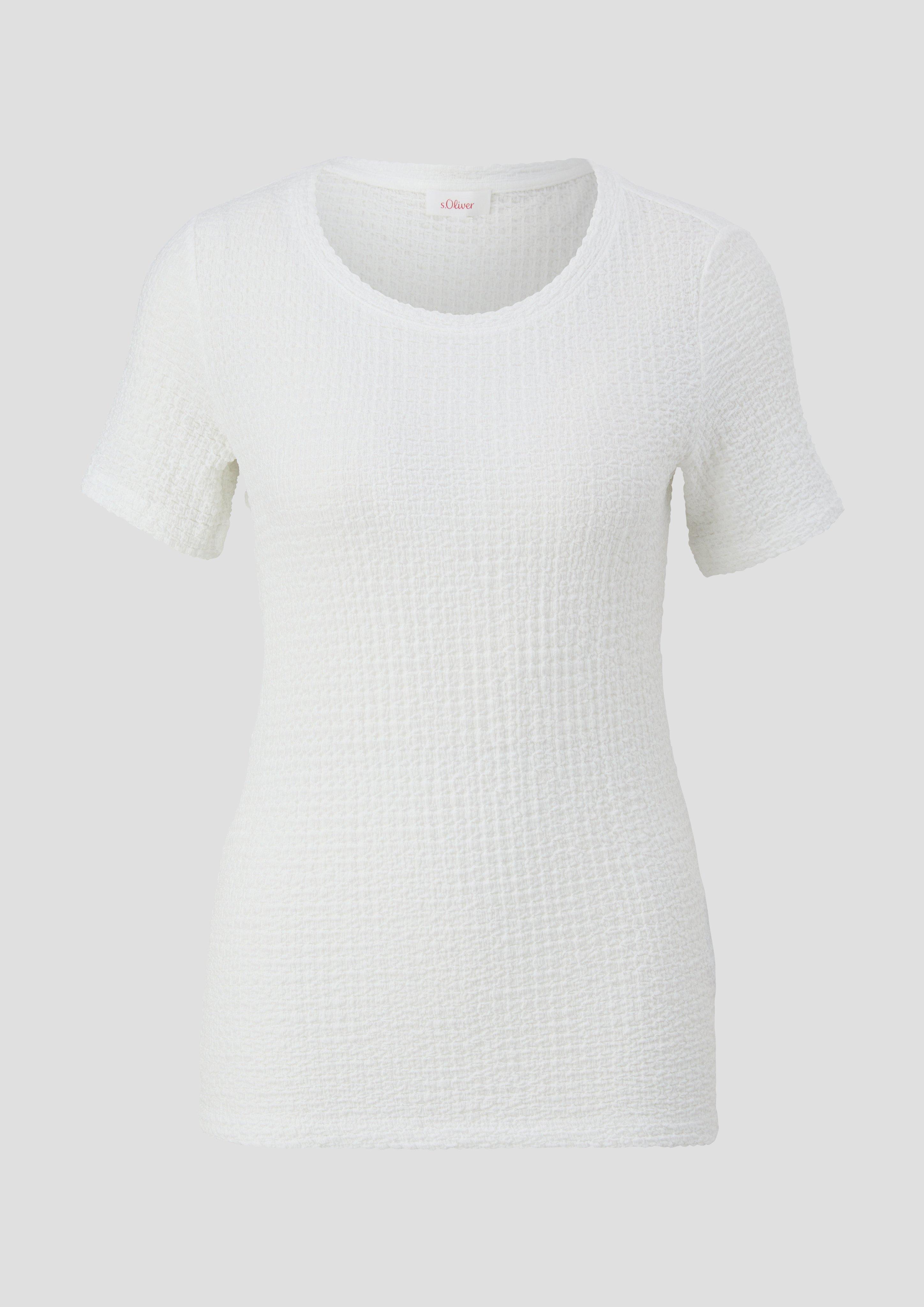 T-Shirt aus Struktur-Jersey  2157728-0210