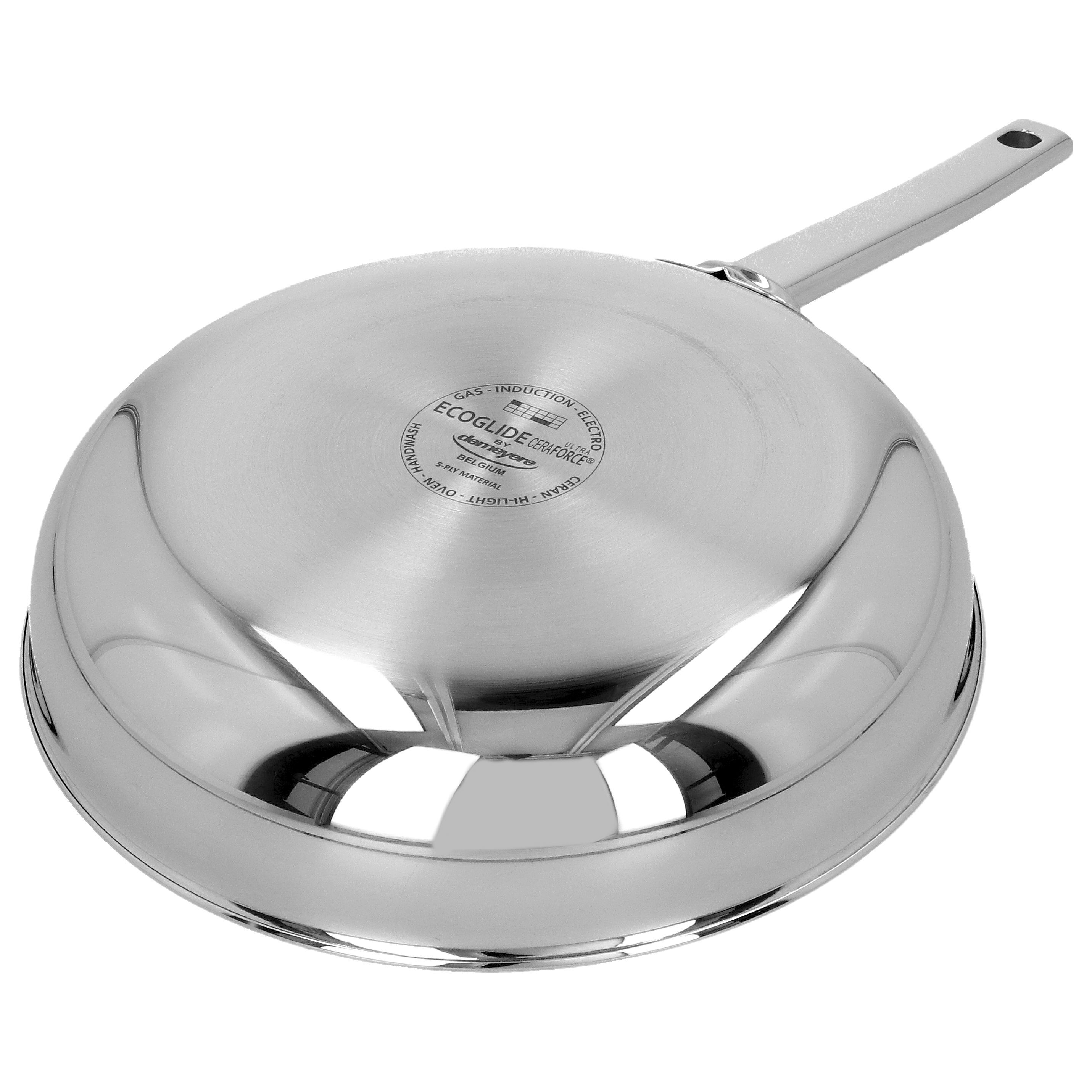Bratpfanne 24 cm, 18/10 Edelstahl, Silber