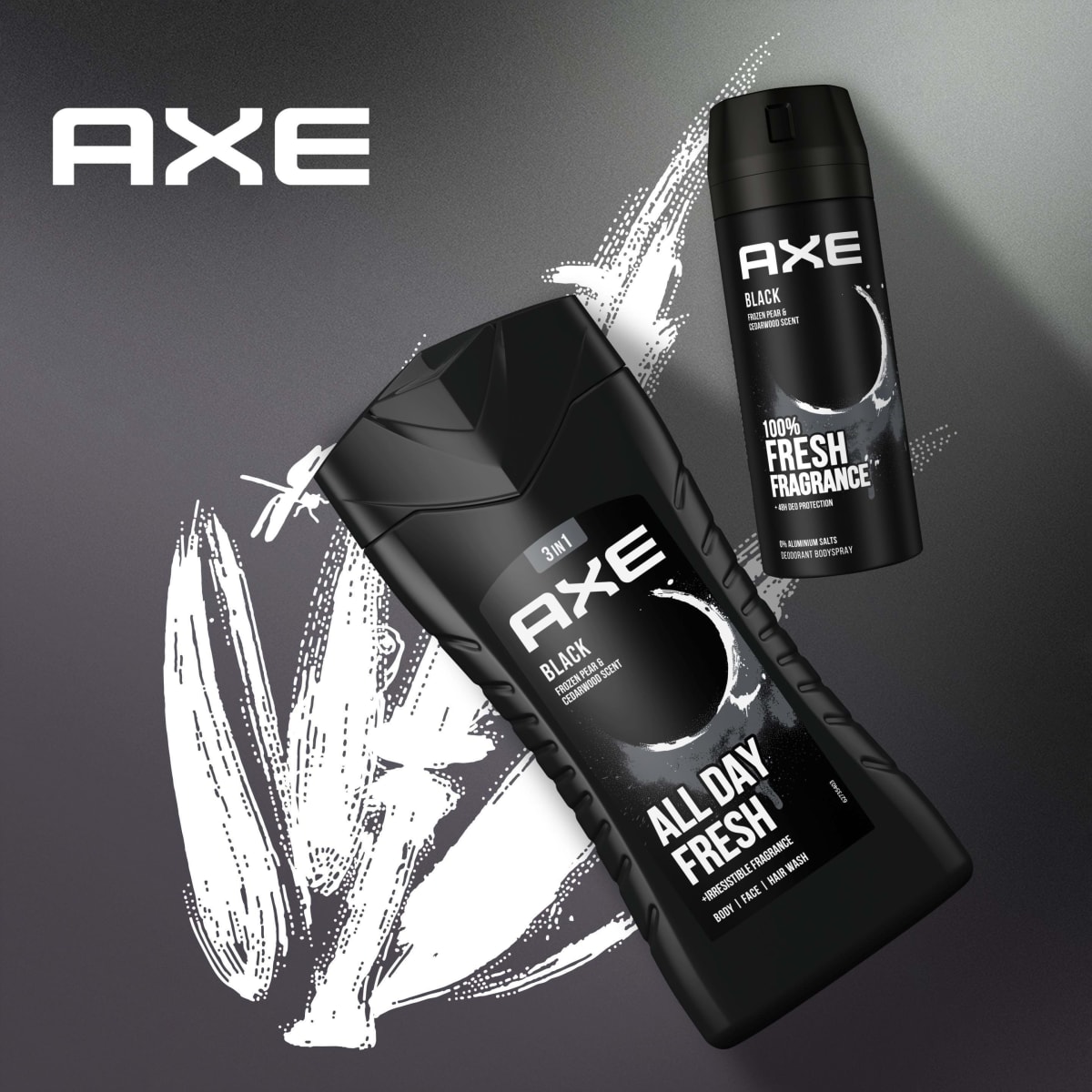 Deospray Black ohne Aluminium, 150 ml