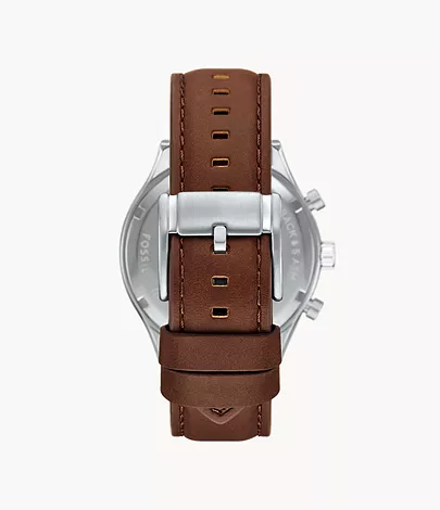 Fossil Outlet Uhr Fenmore Multifunktionswerk Leder braun