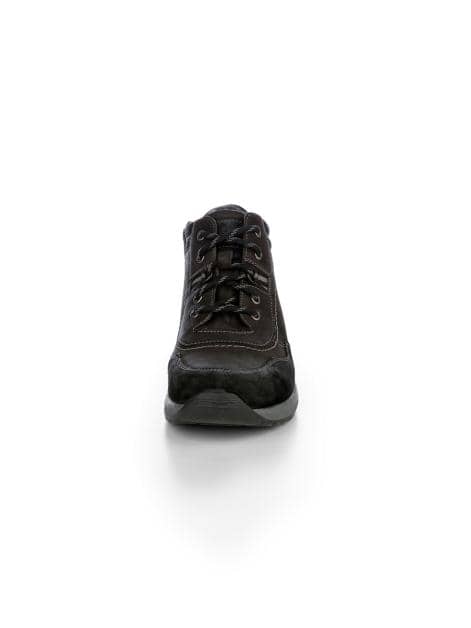 Schnürstiefelette mit zusätzlichem Reißverschluss