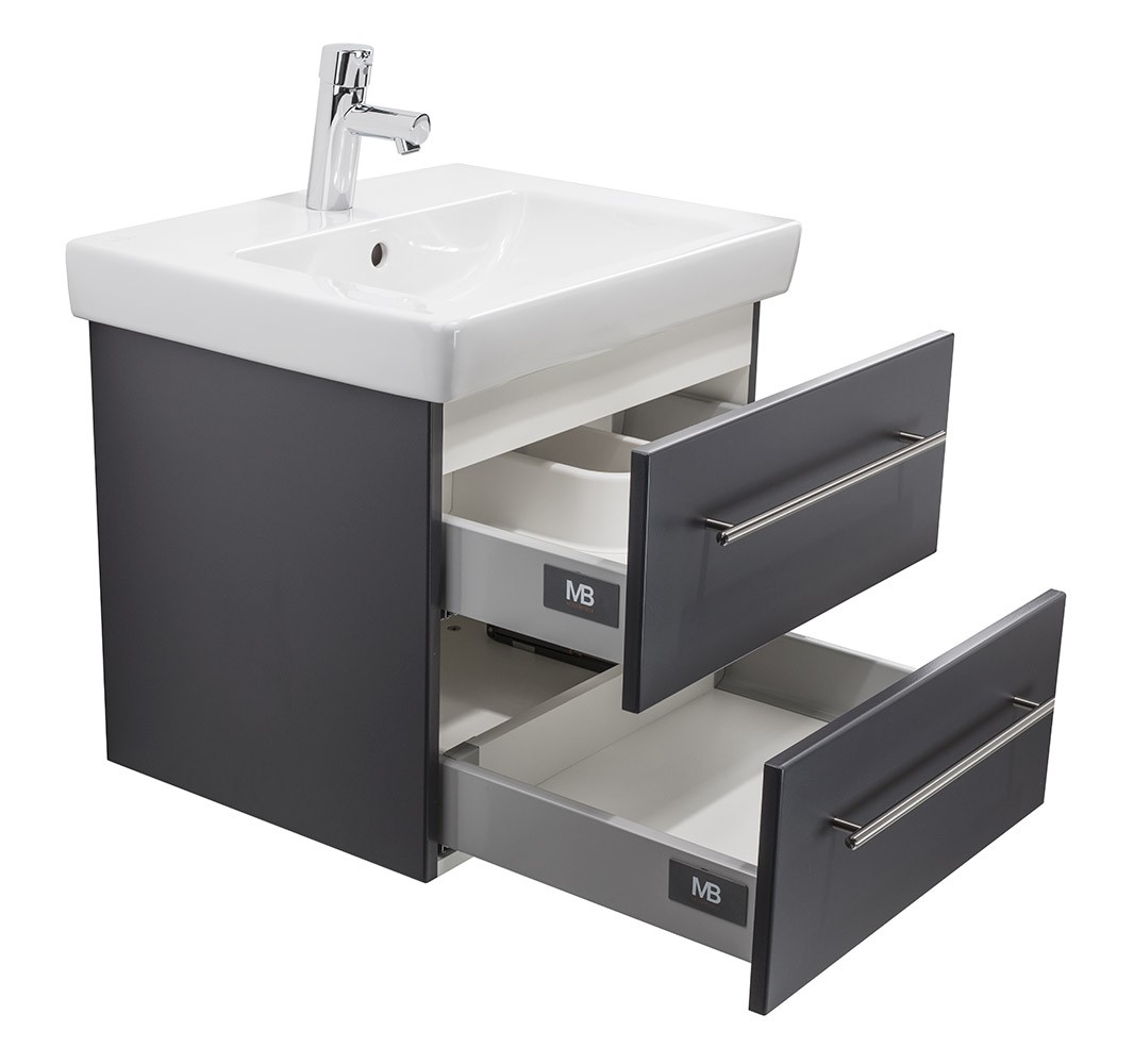 Villeroy & Boch Waschbecken Subway 2.0 55 cm mit passendem Unterschrank