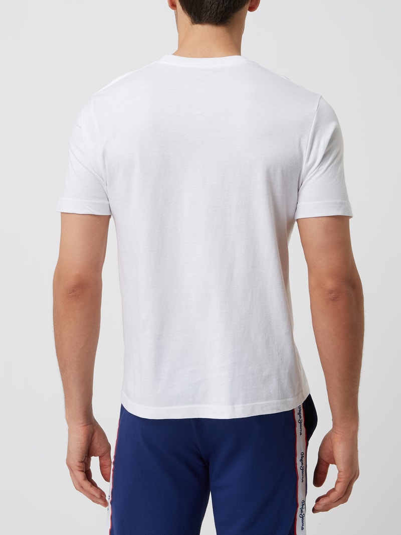 T-Shirt aus Baumwolle im 2er-Pack in weiß