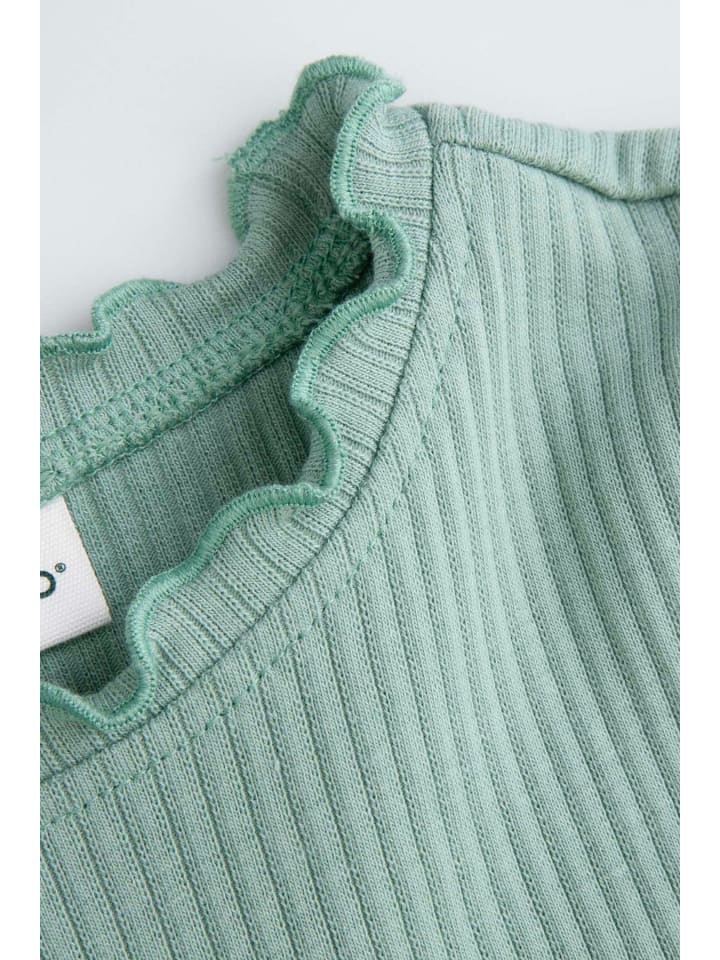 Coccodrillo Kleid mit langen Ärmeln in grün günstig kaufen