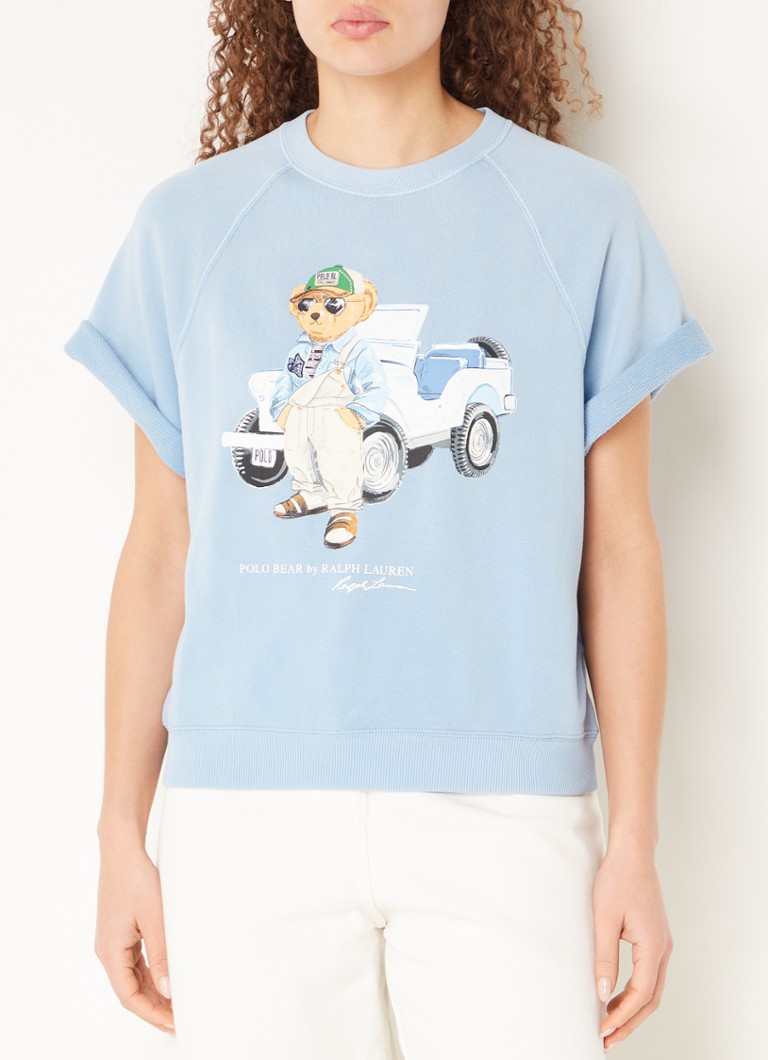 Pulover cu logo-ul Ralph Lauren imprimat