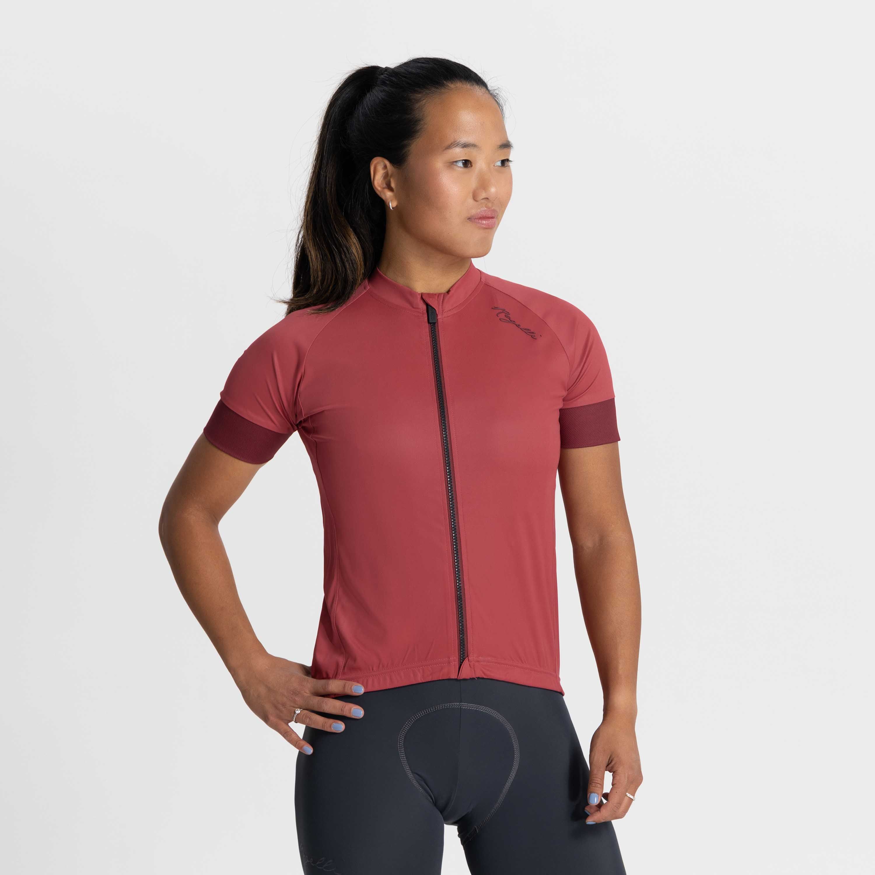 Rogelli Modesta Kirsche Damen Radtrikot Kurzarm
