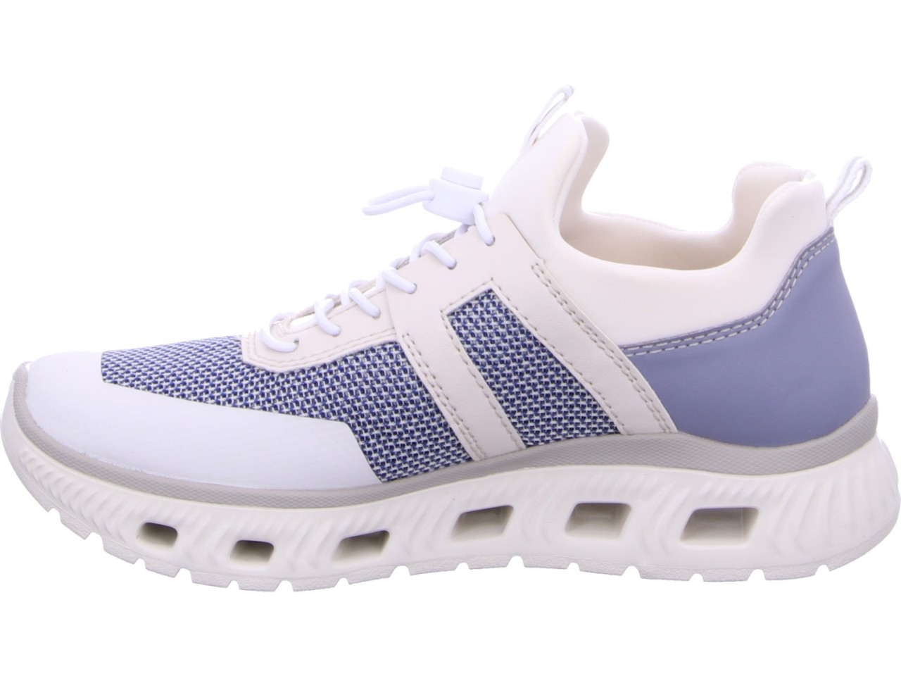 RIEKER Sportliche Slipper blau