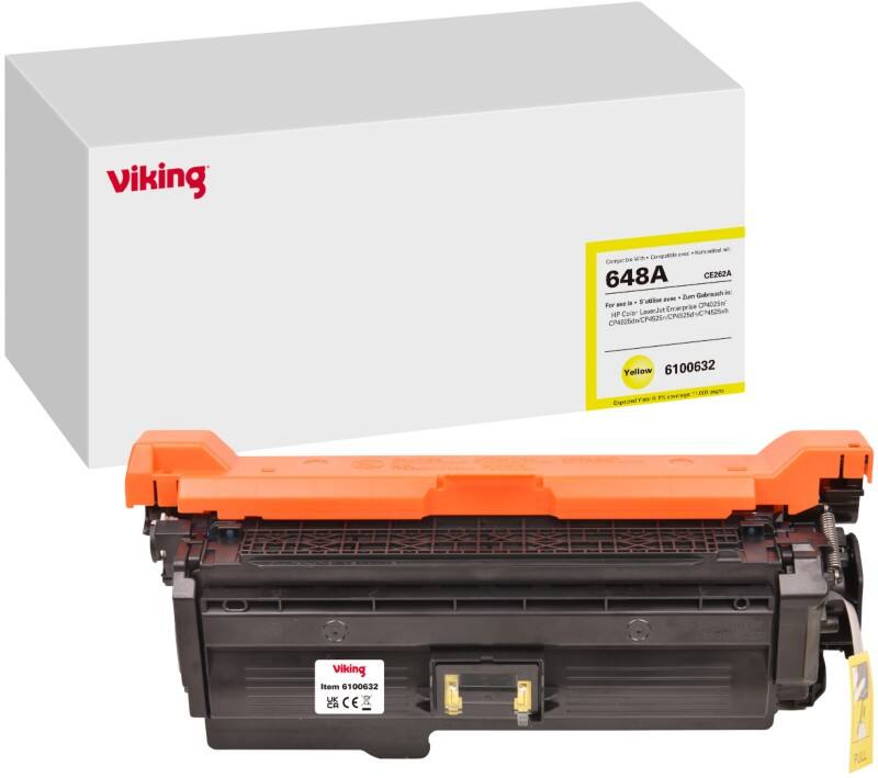 Viking 648A Kompatibel HP Tonerkartusche CE262A Gelb