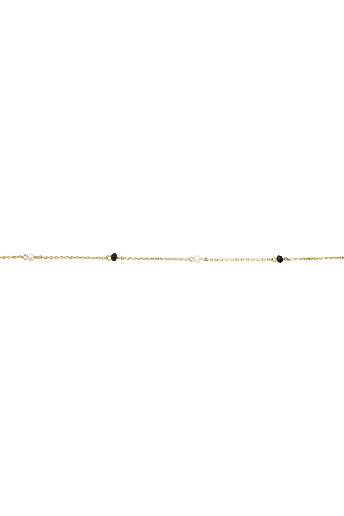 ELLI  Halskette Kristalle Perlen Zart Elegant Farbe Gold für Damen
