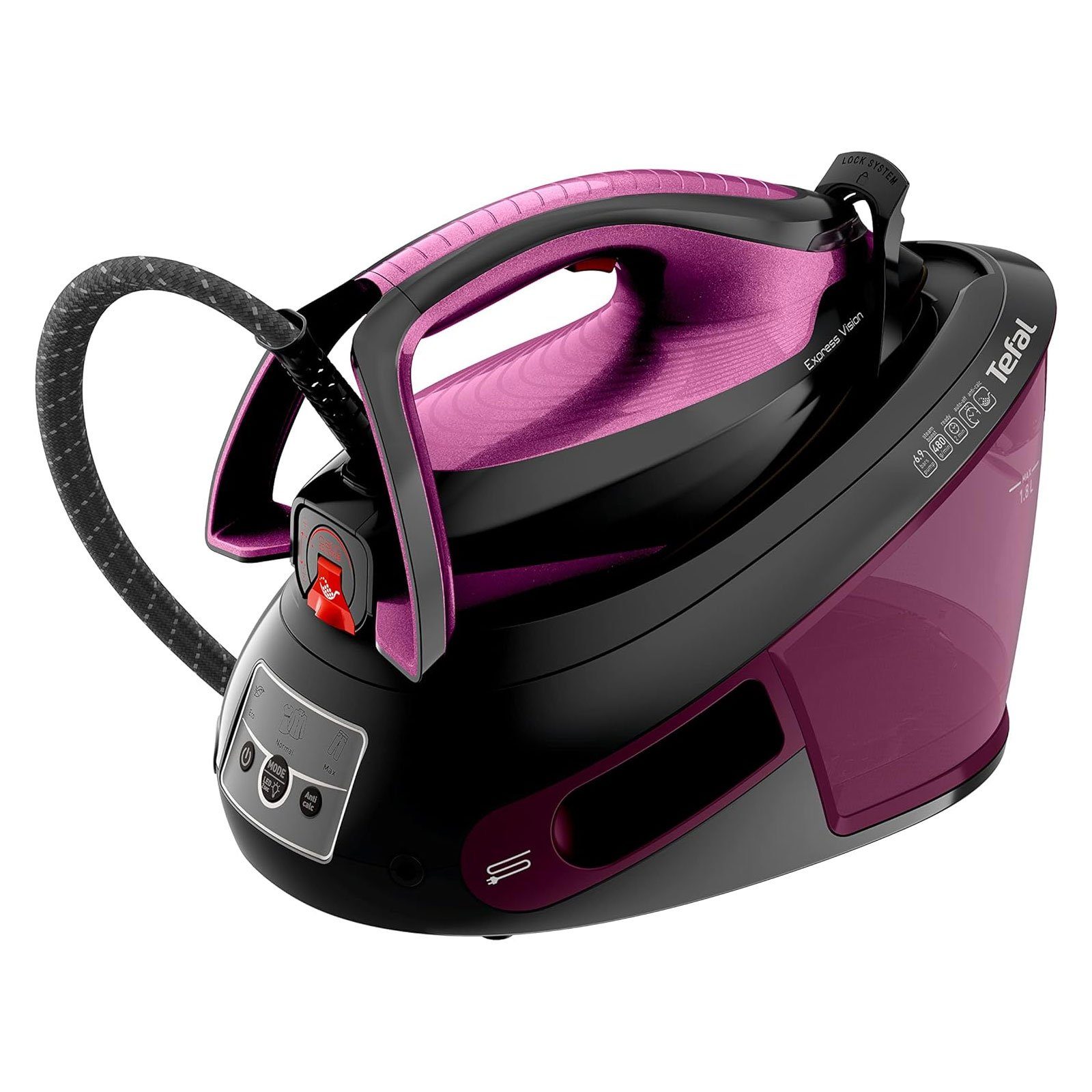 Tefal Dampfbügelstation SV8152E0 EXPRESS, Kontinuierliche Dampfabgabe, Abnehmbarer Kalk-Kollektor