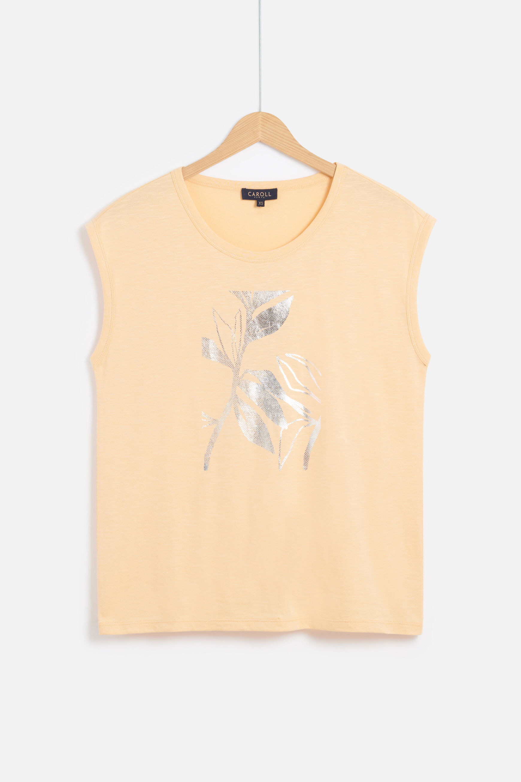 t-shirt gustavo jaune femme