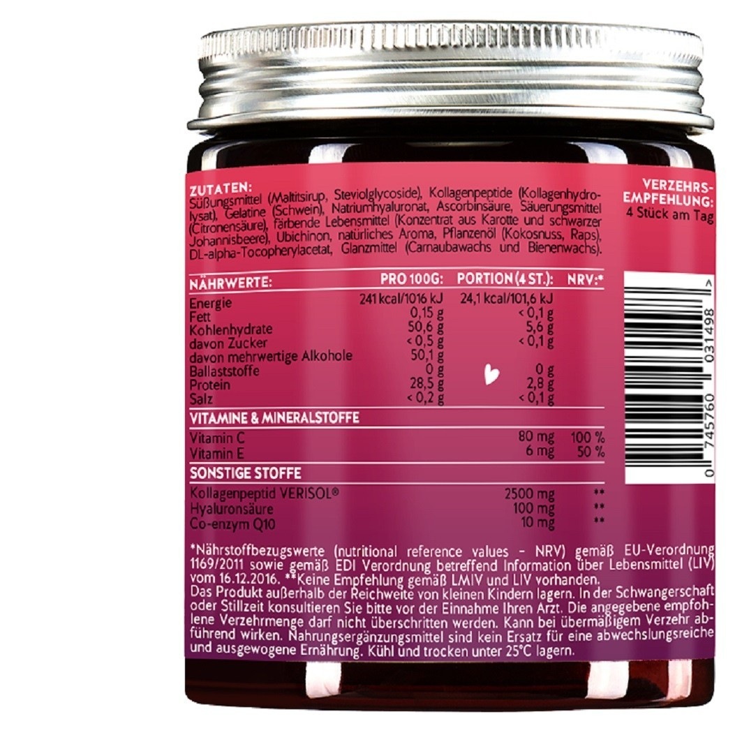Born This Way Youth Vitamins mit VERISOL® Kollagen. Q10 & Hyaluronsäure