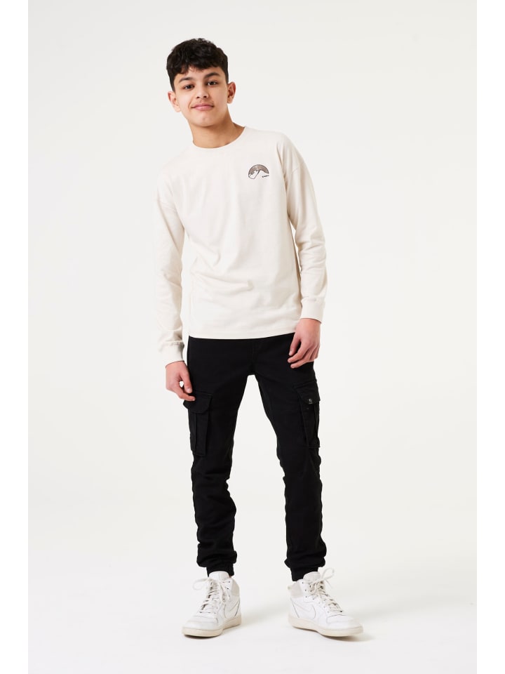 Garcia Langarmshirt mit Rückenprint in moonbeam günstig kaufen