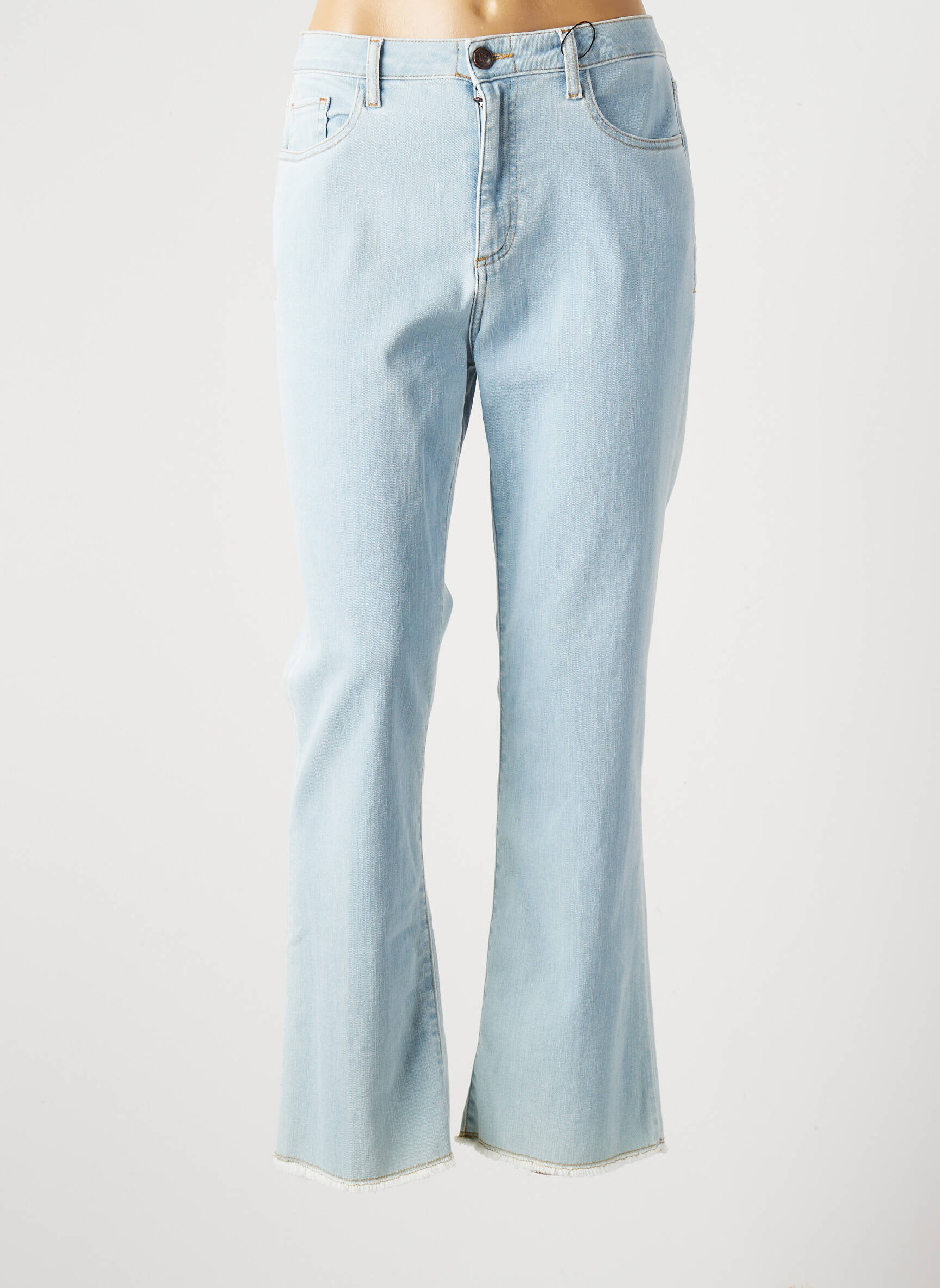 Mayjune Jeans Coupe Droite Femme couleur bleu