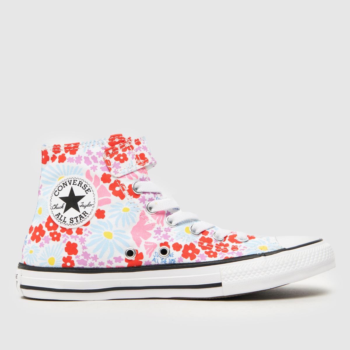 Converse beli multi all star hi 1v dekliški junior športni copati