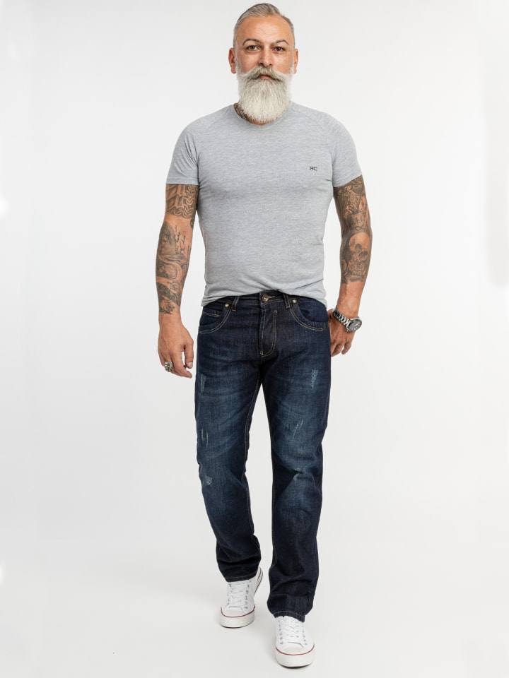 Rock Creek Jeans Straight Leg in Blau günstig kaufen