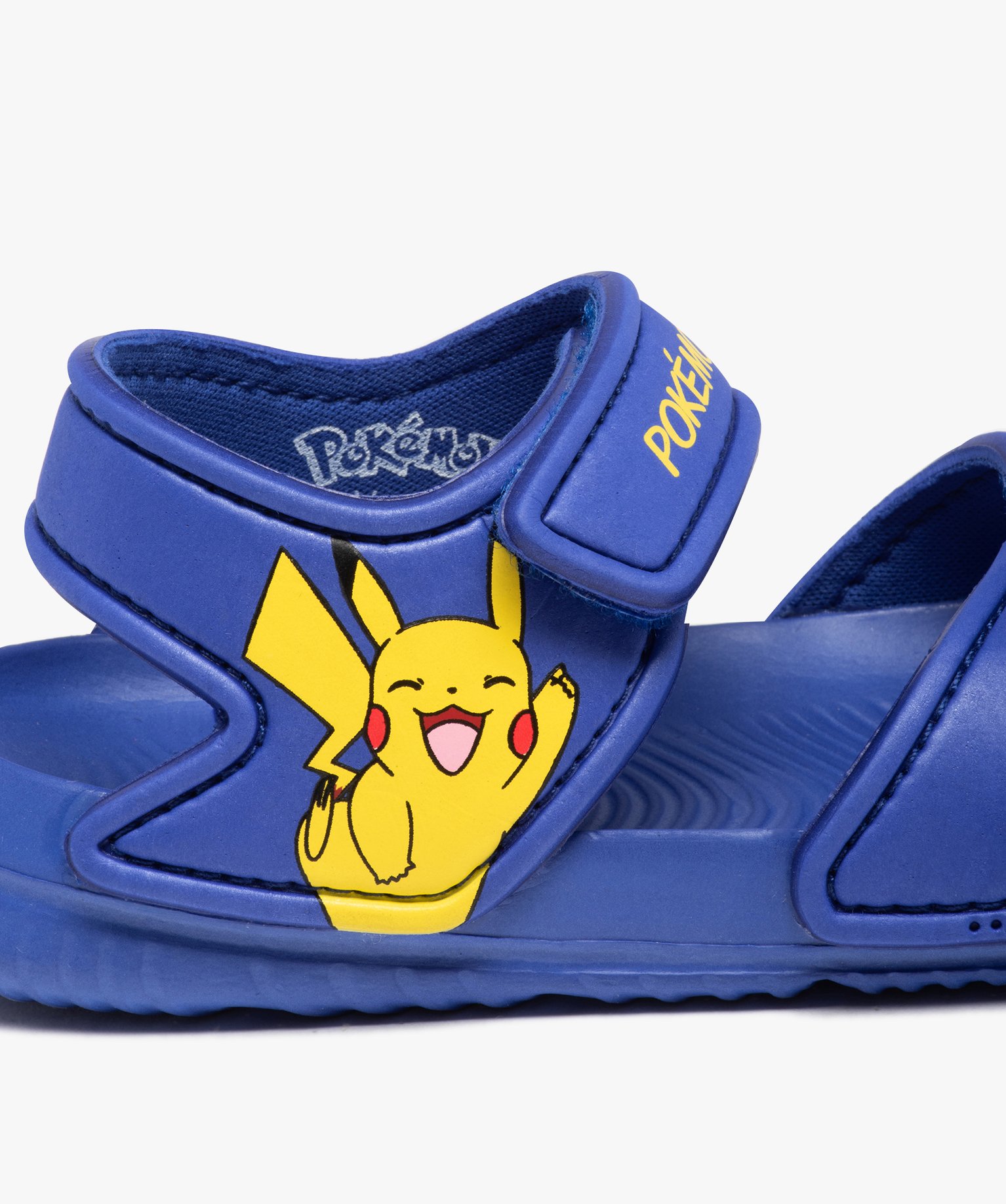 Sandales de plage Garçon à brides scratch - Pokémon bleu | GEMO
