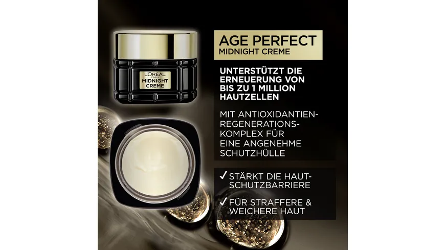 L'Oréal Paris Age Perfect Zell Renaissance Midnight Nachtcreme Gesicht 50 ml