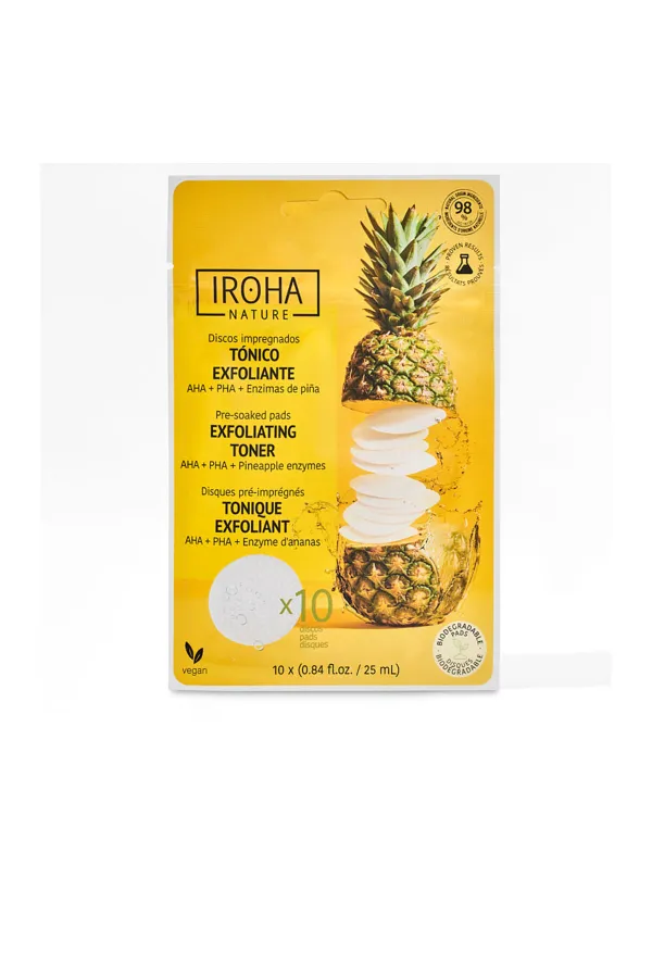 Iroha  Peeling Toner Vorgetränkte Pads 10 St