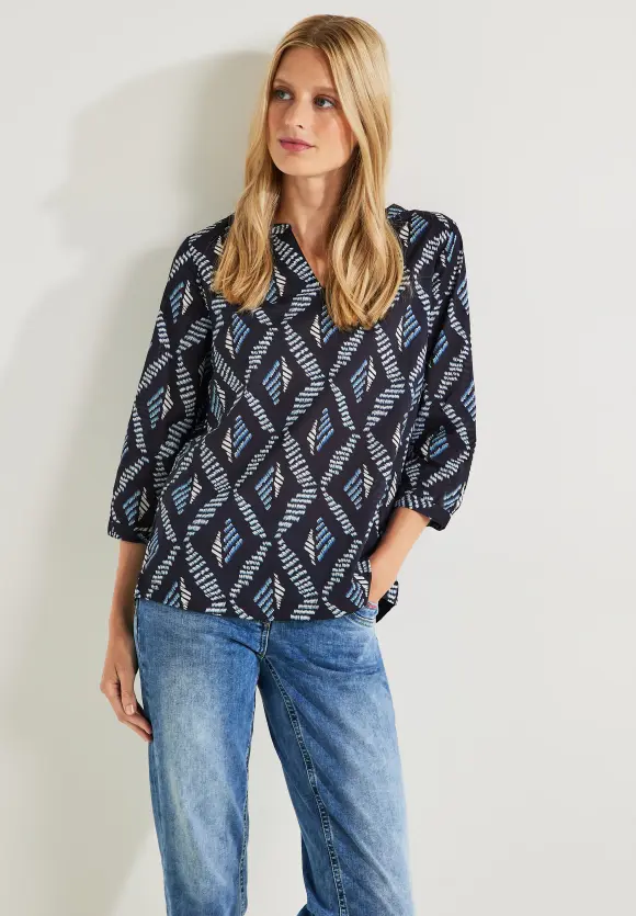 CECIL Printbluse mit 3/4 Ärmel