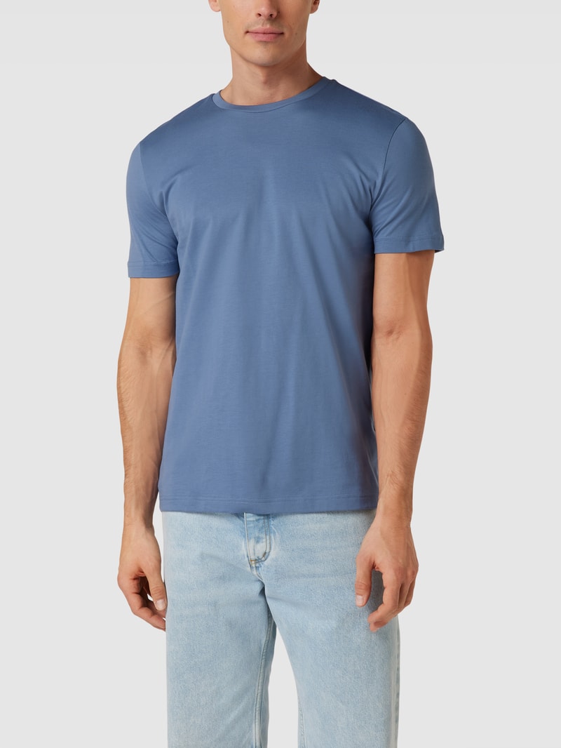 T-Shirt mit Rundhalsausschnitt in jeans