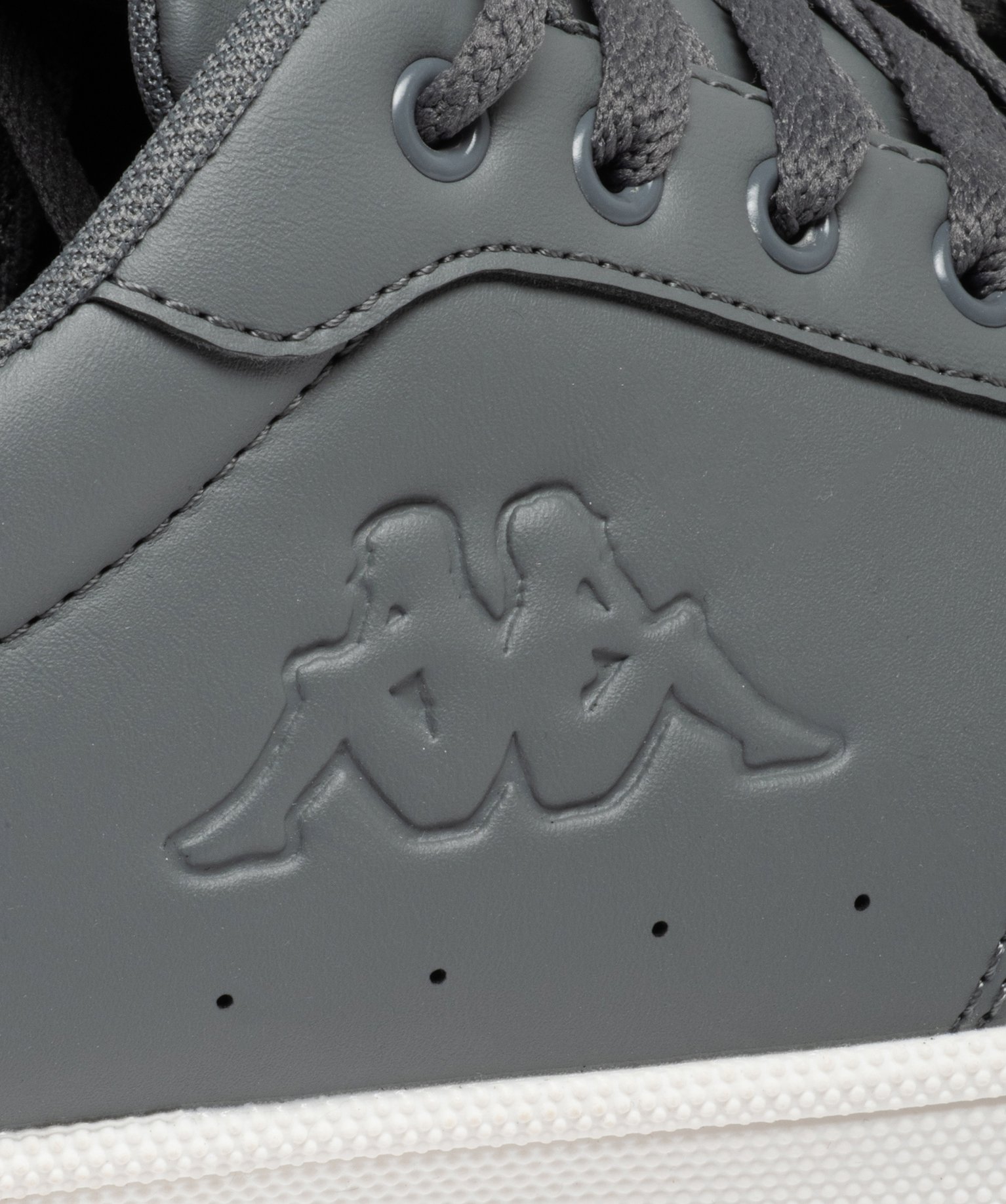 Baskets homme unies à lacets – Kappa gris | GEMO