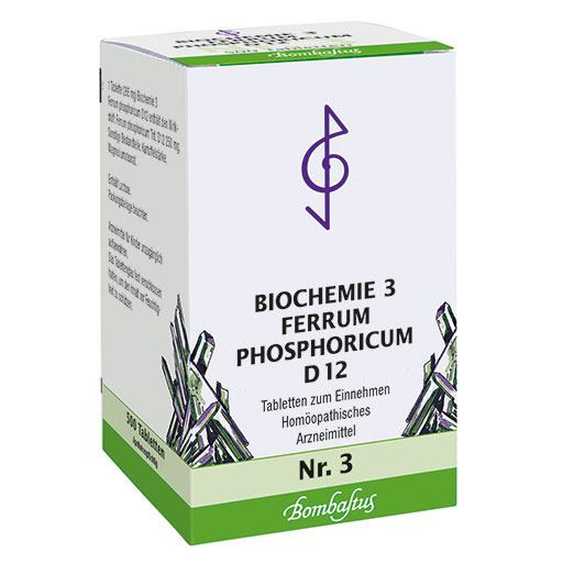 BIOCHEMIE 3 Ferrum phosphoricum D 12 Tabletten  500 St  Tabletten
