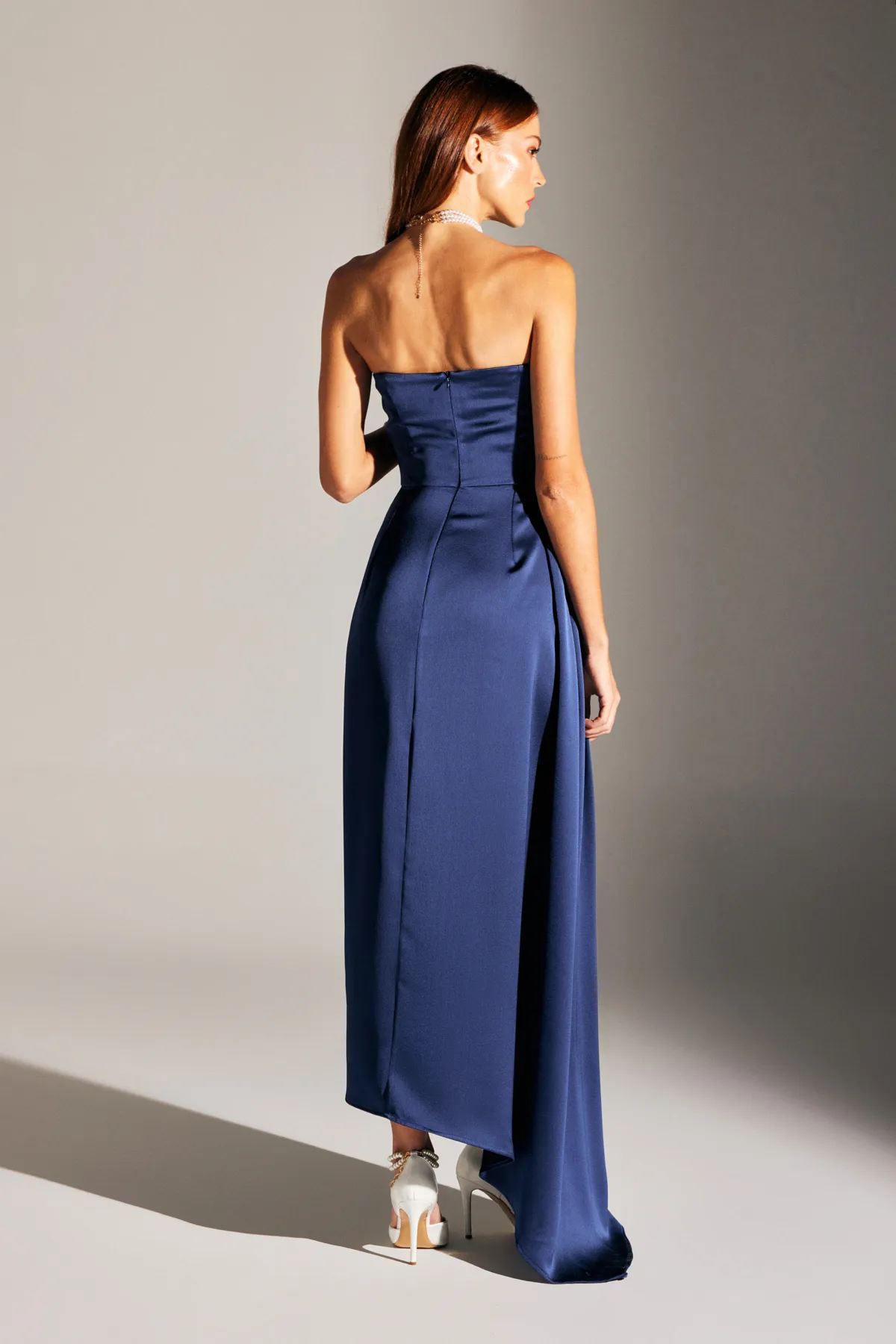 BETTY & SAM  TRÄGERLOSES ABENDKLEID MORIE DARK SAX