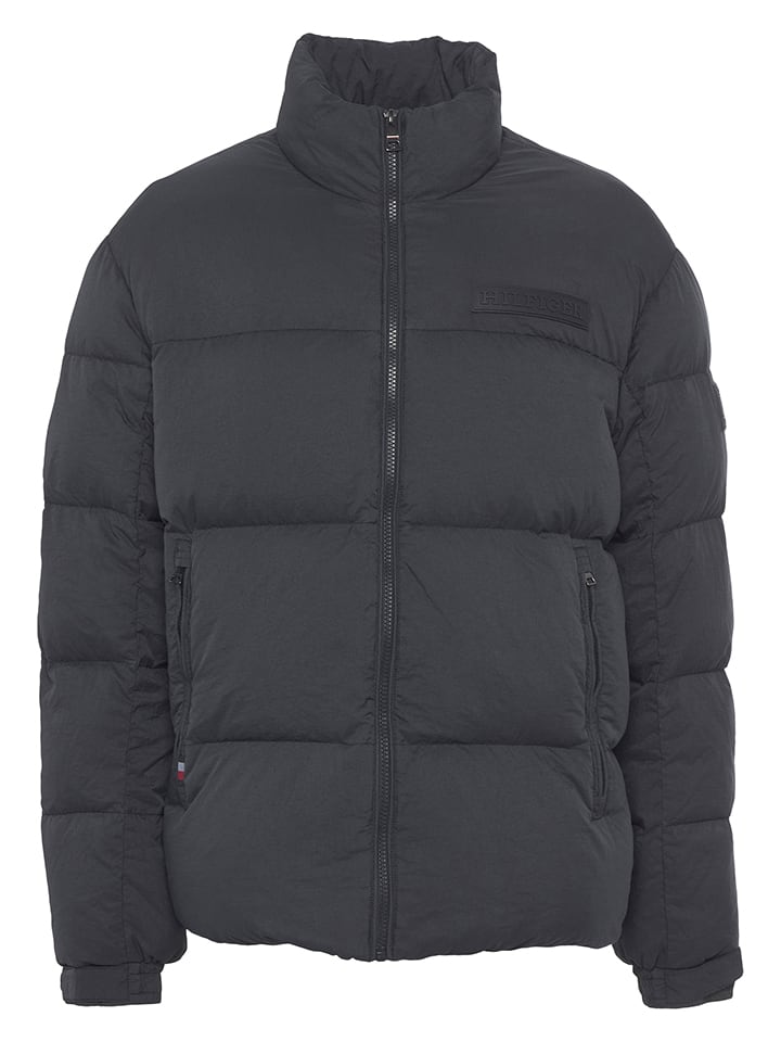 Tommy Hilfiger Daunenjacke in Dunkelblau günstig kaufen