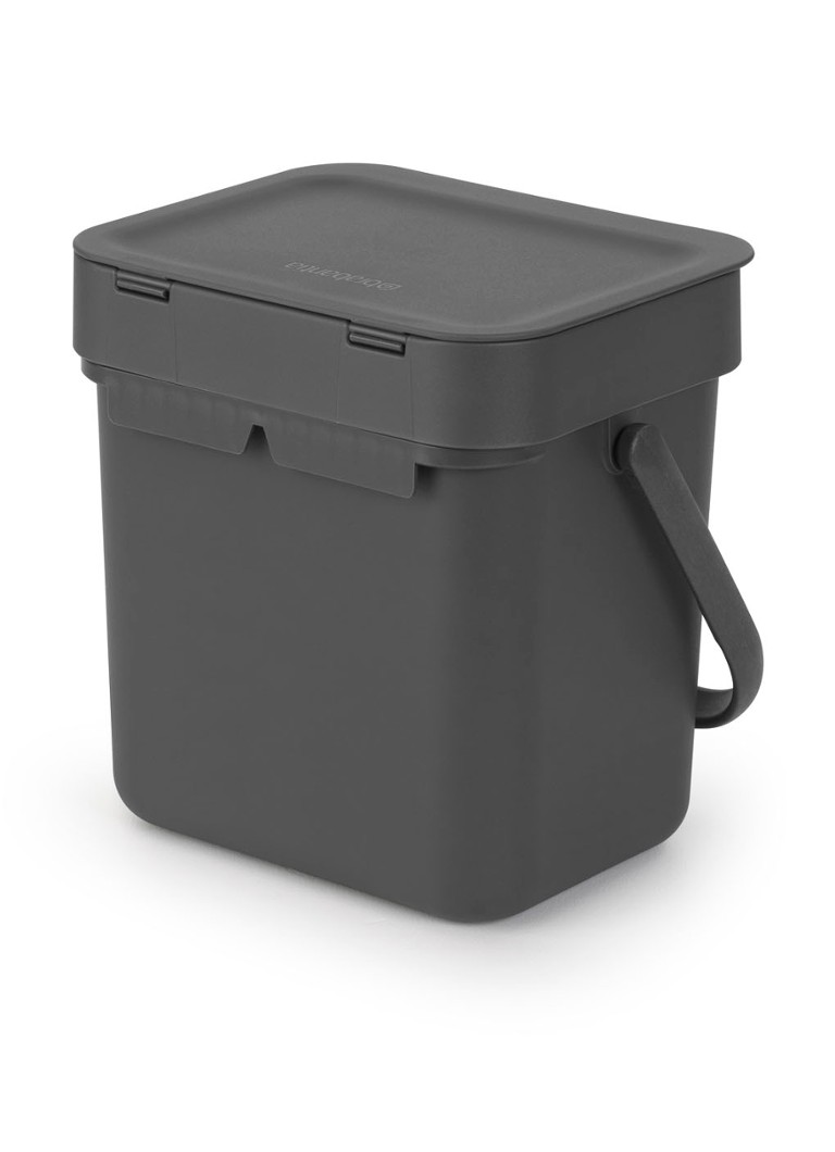 Κάδος απορριμμάτων Brabantia Sort & Go με λαβή 3 λίτρων