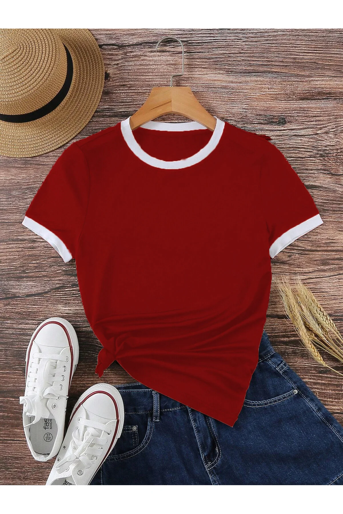 Know  T-Shirt - Rot - Regular Fit