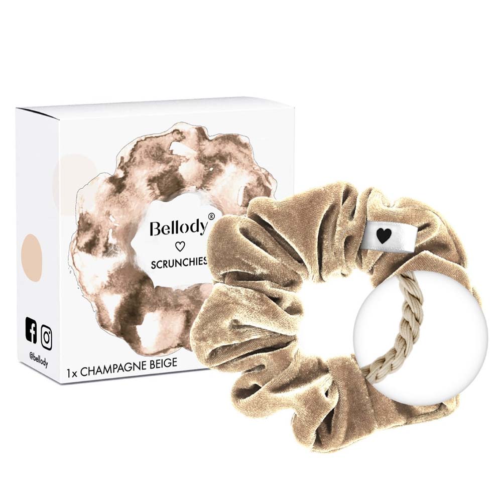 Bellody Original Scrunchie Champagne Beige