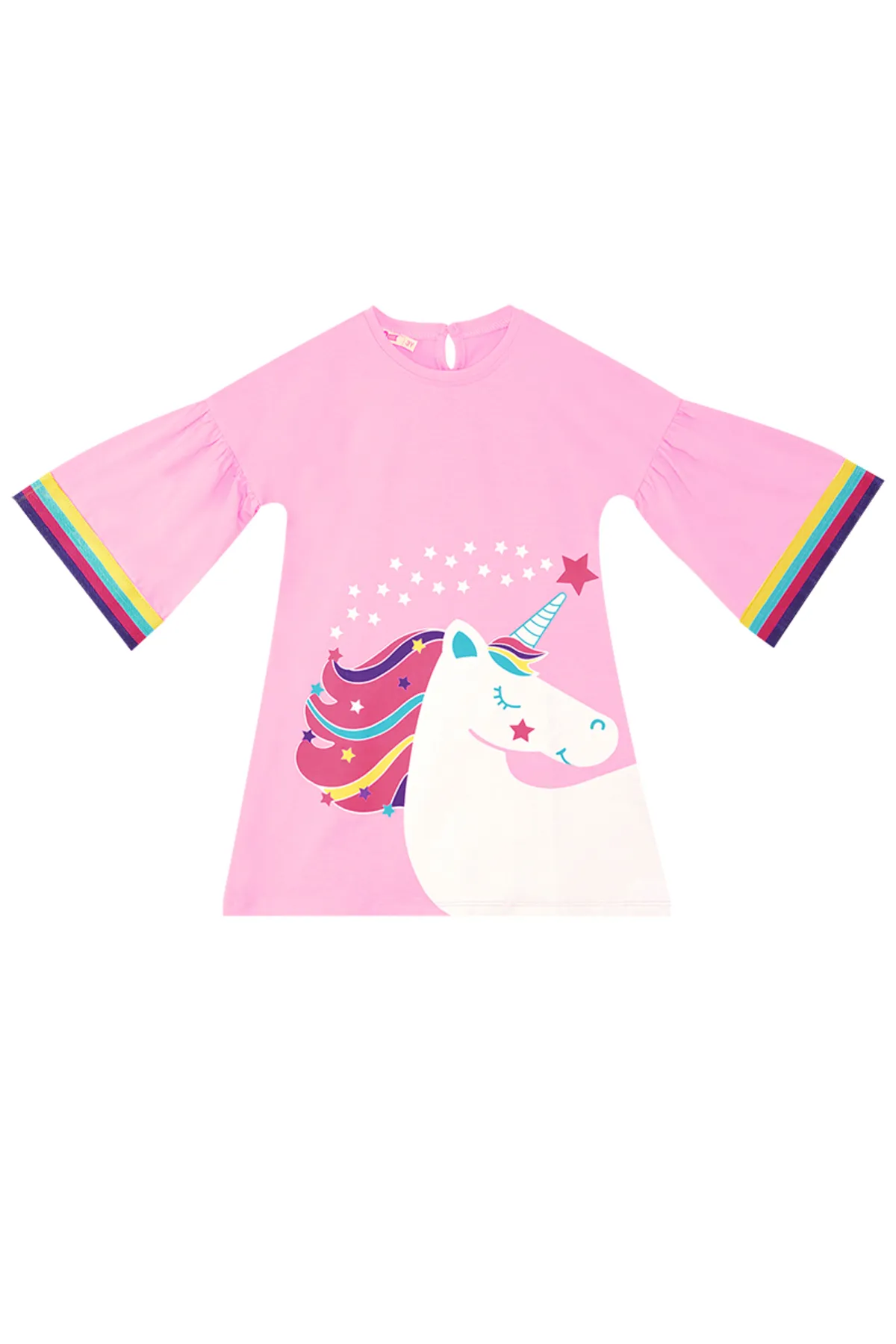 Denokids  Einhorn-Stern-Mädchenkleid