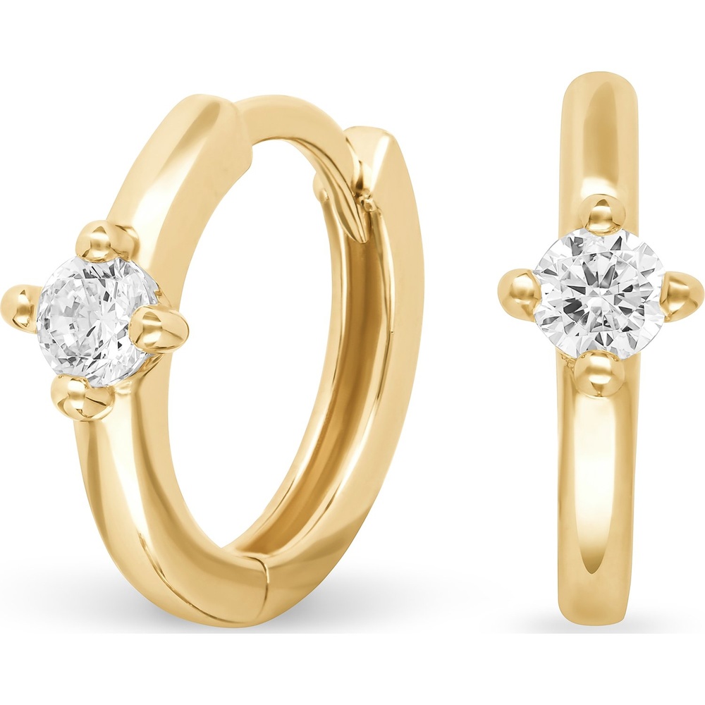 FAVS Créoles 585 Or jaune Boucles d'oreilles