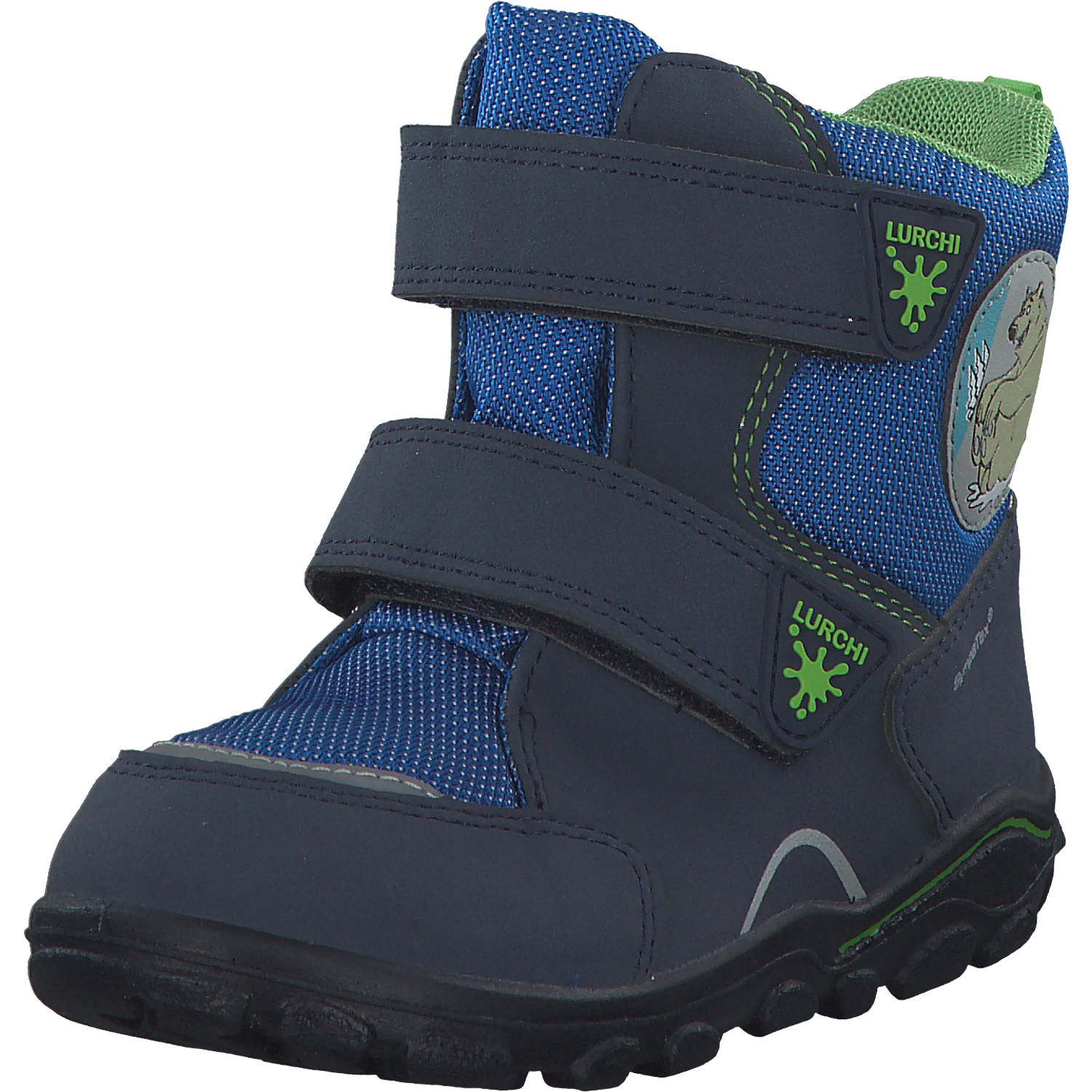 Salamander Kalle 33025, Lauflernschuhe, Kinder, DK BLUE APPLEGREEN