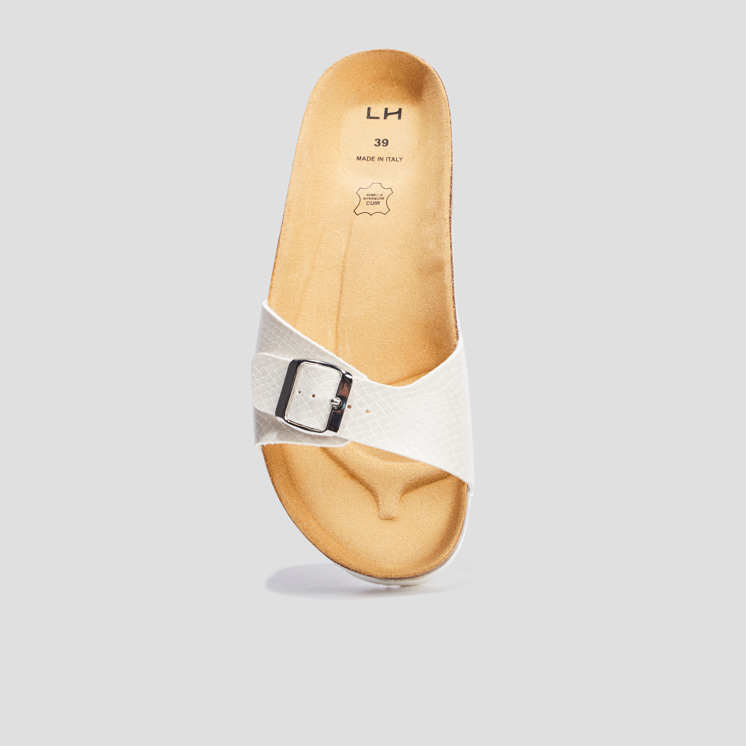 Mules blanc femme | La Halle