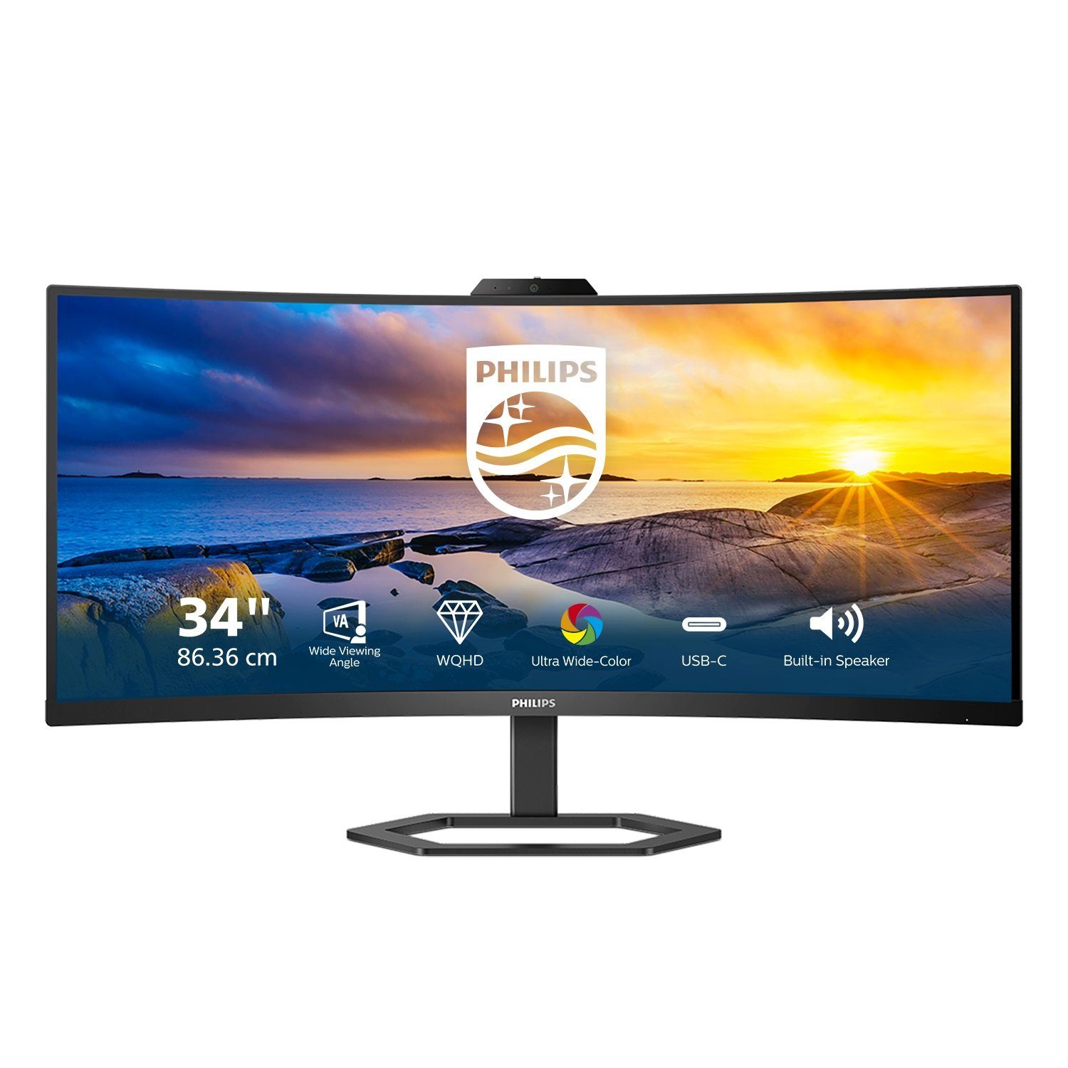 Philips 34E1C5600HE LCD-Monitor (86 cm/34 