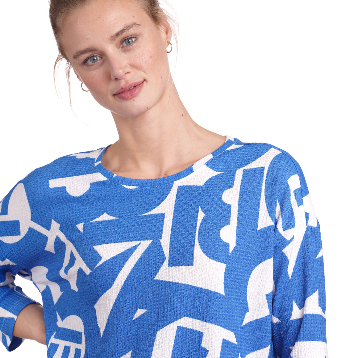 Damen Shirt mit Raffung